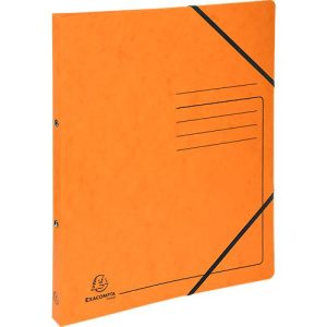 Ringhefter Exacompta, DIN A4, Rückenbreite 20 mm, 2 Rund-Ring Mechanik, orange