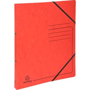 Ringhefter Exacompta, DIN A4, Rückenbreite 20 mm, 2 Rund-Ring Mechanik, rot