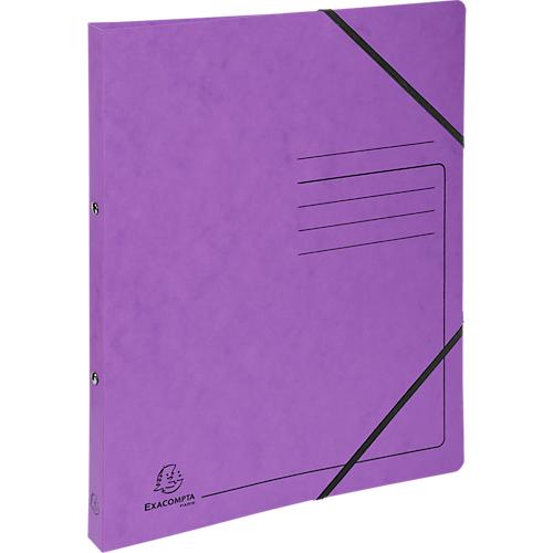 Ringhefter Exacompta, DIN A4,Rückenbreite 20 mm, 2 Rund-Ring Mechanik, violett