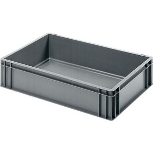 Ringoplast Euro Box Bäckerkasten, 25,8 l, lebensmittelecht, geschlossene Version, ohne Deckel, L 600 x B 400 x H 143 mm, Kunststoff, grau Ringoplast Euro Box Bäckerkasten, 25,8 l, lebensmittelecht, geschlossene Version, ohne Deckel, L 600 x B 400 x H 143 mm, Kunststoff, grau