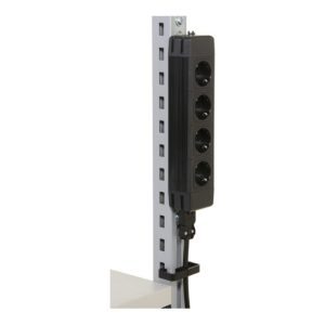 Rocholz 4-fach Steckdose SYSTEM FLEX 61x45x304 mm Befestigung am HR-Anbauprofil