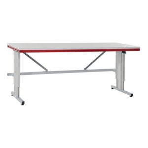 Rocholz Grundtisch mit Elektrohöhenverstellung SYSTEM FLEX 1600x800x720-1120 mm RAL9006/3003 Rocholz Grundtisch mit Elektrohöhenverstellung SYSTEM FLEX 1600x800x720-1120 mm RAL9006/3003