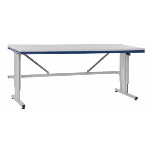 Rocholz Grundtisch mit Elektrohöhenverstellung SYSTEM FLEX 2000x800x720-1120 mm RAL9006/5010