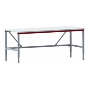 Rocholz Grundtisch SYSTEM FLEX 1600x800x690-960 mm RAL9006/3003 Rocholz Grundtisch SYSTEM FLEX 1600x800x690-960 mm RAL9006/3003
