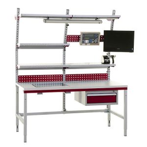 Rocholz Komplettpacktisch Kompakt System Flex, 1600 mm, höhenverstellbar Rocholz Komplettpacktisch Kompakt System Flex, 1600 mm, höhenverstellbar