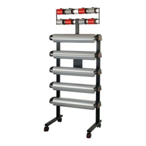 Rocholz Ständer fahrbar MULTI VARIO mit 5 Abroller Rocholz Ständer fahrbar MULTI VARIO mit 5 Abroller