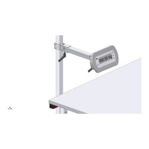 Rocholz SYSTEM 2000 Halter für Waagenanzeige am Einzelgelenkarm 1×325 mm aus HR-Profilrohr Rocholz SYSTEM 2000 Halter für Waagenanzeige am Einzelgelenkarm 1×325 mm aus HR-Profilrohr