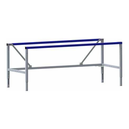 Rocholz Tischgestell M SYSTEM FLEX 1600x800x660-930 mm RAL9006/5010