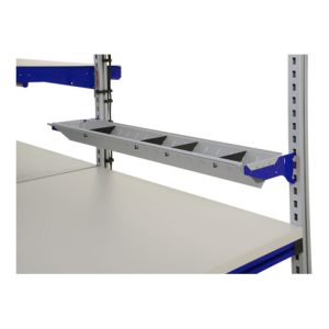 Rocholz Utensilo komplett mit Trägerarmen Typ A SYSTEM FLEX BxT 1000×200 mm RAL9006/5010 Rocholz Utensilo komplett mit Trägerarmen Typ A SYSTEM FLEX BxT 1000×200 mm RAL9006/5010