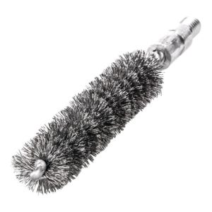 Rohrbürste L.115mm D.14mm Stahldraht gewellt Besatz-L.80mm LESSMANN Rohrbürste L.115mm D.14mm Stahldraht gewellt Besatz-L.80mm LESSMANN