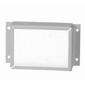Rohrdurchführung für asecos Sicherheitsschränke der Q30, Q90 und S90 Serie, Stahlblech, lichtgrau, B 182 x T 104 x H 48 mm