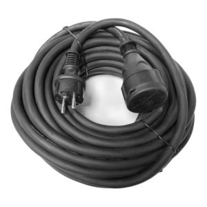 Roll Verlängerungskabel 10 m schwarz