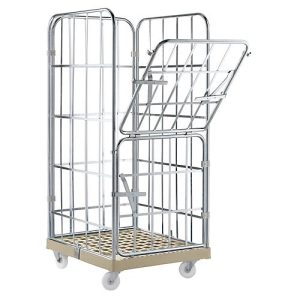 Rollbox, 4-seitig, 724 x 815 x 1640 mm, grau Rollbox, 4-seitig, 724 x 815 x 1640 mm, grau