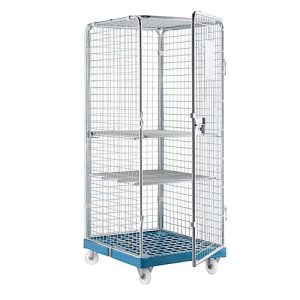 Rollbox Gr. 5 mit klappbarem Zwischenboden, hellblau Rollbox Gr. 5 mit klappbarem Zwischenboden, hellblau