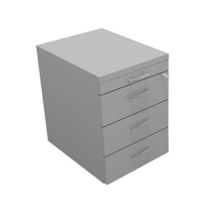 Rollcontainer ARLON-OFFICE, B 420 x T 560 x H 585 mm, lichtgrau Rollcontainer ARLON-OFFICE, B 420 x T 560 x H 585 mm, lichtgrau