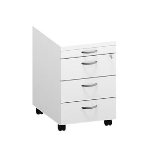 Rollcontainer ARLON-OFFICE, B 420 x T 560 x H 585 mm, weiß Rollcontainer ARLON-OFFICE, B 420 x T 560 x H 585 mm, weiß