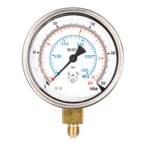Roller Feinskaliertes Manometer p ≤ 250 mbar Roller Feinskaliertes Manometer p ≤ 250 mbar