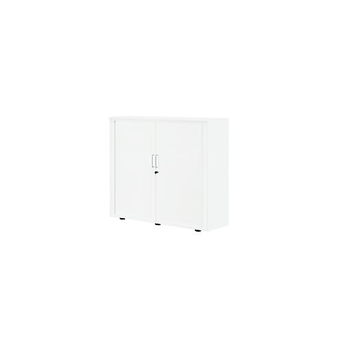 Rollladenschrank, 3 OH, 1teilig, ohne Mitteltrennwand, B 1200 mm, weiß