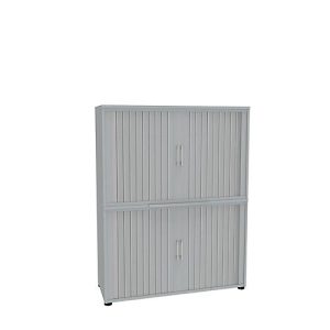 Rollladenschrank, 4 OH, 2teilig, ohne Mitteltrennwand, B 1200 mm, lichtgrau Rollladenschrank, 4 OH, 2teilig, ohne Mitteltrennwand, B 1200 mm, lichtgrau