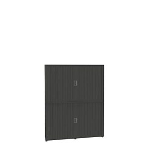 Rollladenschrank, 6 OH, 2teilig, mit Mitteltrennwand, B 1800 mm, graphit Rollladenschrank, 6 OH, 2teilig, mit Mitteltrennwand, B 1800 mm, graphit