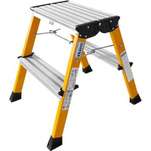 Rolly Doppel-Klapptritt, 2 x 2 Stufen, gelb Rolly Doppel-Klapptritt, 2 x 2 Stufen, gelb