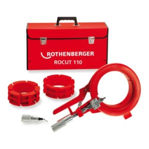 Rothenberger ROCUT 110 Set für Kunststoffrohre 50, 75 und 110mm Rothenberger ROCUT 110 Set für Kunststoffrohre 50, 75 und 110mm