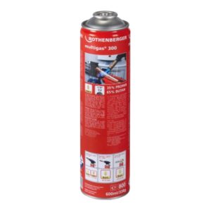 Rothenberger Multigas 300 Gaskartusche, 7/16″-EU, Sprachversion A