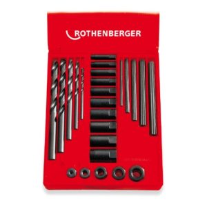 Rothenberger Gewinde-Ausdreh-Set, Größe 2, M5-M16, 25-teilig