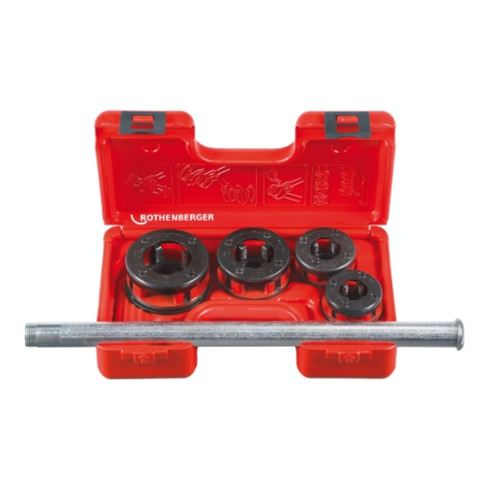 Rothenberger Gewindeschneid-Koffer, SUPER CUT, 1/2 - 1.1/4", BSPT R