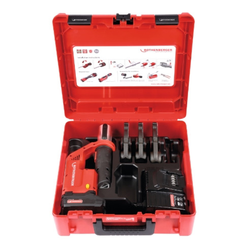 Rothenberger ROMAX Compact TT Pressbacken-Set U16-20-25, 1x2Ah, EU