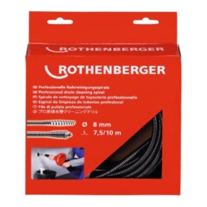 Rothenberger Spirale 8mm x 7,5m mit Werkzeugkupplung und Seele Rothenberger Spirale 8mm x 7,5m mit Werkzeugkupplung und Seele