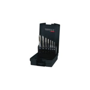 RUKO 7-teiliger Maschinengewindebohrer-Satz HSS Co 5 Form B RUKO 7-teiliger Maschinengewindebohrer-Satz HSS Co 5 Form B