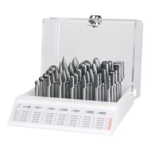 Ruko Hartmetall Frässtift-Satz in Verkaufsdisplay Ruko Hartmetall Frässtift-Satz in Verkaufsdisplay