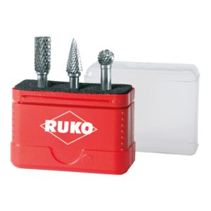 RUKO Hartmetall-Frässtifte-Satz in Mini-Box 3-teilig RUKO Hartmetall-Frässtifte-Satz in Mini-Box 3-teilig