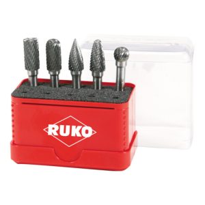 RUKO Hartmetall-Frässtifte-Satz in Mini-Box 5-teilig RUKO Hartmetall-Frässtifte-Satz in Mini-Box 5-teilig