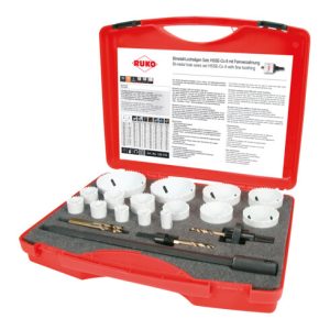 RUKO HSS Co 8-Bimetall-Lochsägensatz im Kunststoffkoffer Premium RUKO HSS Co 8-Bimetall-Lochsägensatz im Kunststoffkoffer Premium