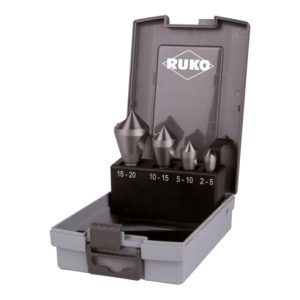 RUKO Querlochsenkersatz 2-5/5-10/10-15/15-20mm HSS 4 tlg. Ku.-Kassette RUKO Querlochsenkersatz 2-5/5-10/10-15/15-20mm HSS 4 tlg. Ku.-Kassette