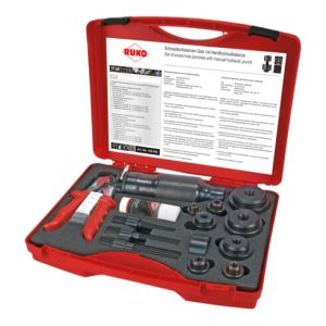 Ruko Schraublochstanzen-Satz 6 Hydraulik im Kunststoffkoffer Ruko Schraublochstanzen-Satz 6 Hydraulik im Kunststoffkoffer