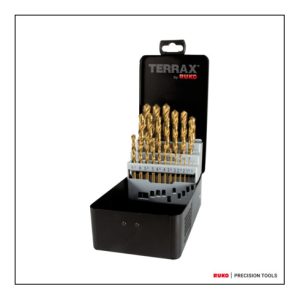RUKO Spiralbohrer Satz DIN 338 Typ N HSS-TiN geschliffen 1,36 kg RUKO Spiralbohrer Satz DIN 338 Typ N HSS-TiN geschliffen 1,36 kg