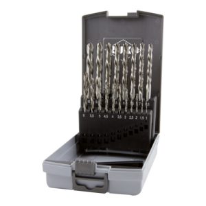RUKO Spiralbohrersatz DIN 338 Typ N HSS G in Kunststoffkassette (ABS) linksschneidend 19-teilig RUKO Spiralbohrersatz DIN 338 Typ N HSS G in Kunststoffkassette (ABS) linksschneidend 19-teilig