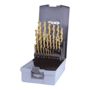 RUKO Spiralbohrersatz DIN338 Typ N TL 3000 D.1-10×0,5mm HSS TiN 19tlg.Ku.-Kassette RUKO Spiralbohrersatz DIN338 Typ N TL 3000 D.1-10×0,5mm HSS TiN 19tlg.Ku.-Kassette
