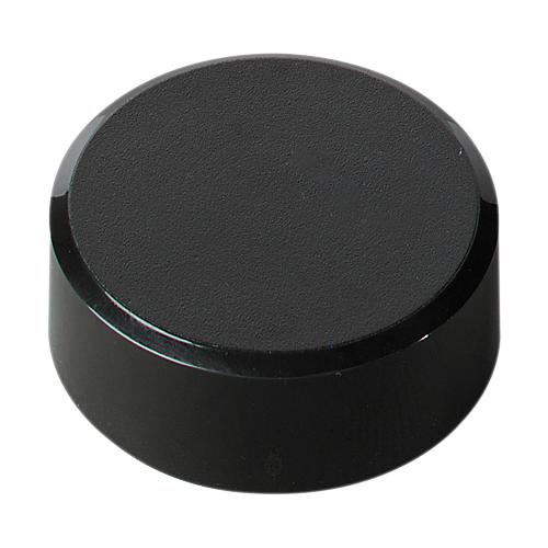 Rundmagnete MAUL, Kunststoff & Metall, Feinstruktur, Haftkraft 2 kg, ø 33 x 14 mm, schwarz, 20 Stück