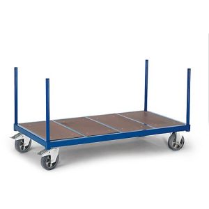 Rungenwagen mit Holzboden, 2000 x 800 mm, Tragkraft 1.200 kg Rungenwagen mit Holzboden, 2000 x 800 mm, Tragkraft 1.200 kg