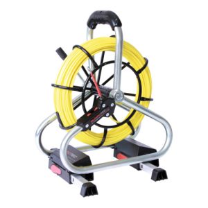 Runpotec Kabeleinziehband-Glasfaser-mit Stahlhaspel, Bandlänge: 80m Runpotec Kabeleinziehband-Glasfaser-mit Stahlhaspel, Bandlänge: 80m