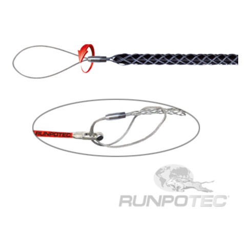 Runpotec Kabelziehstrumpf m.Schlaufe 9-12mm 30041