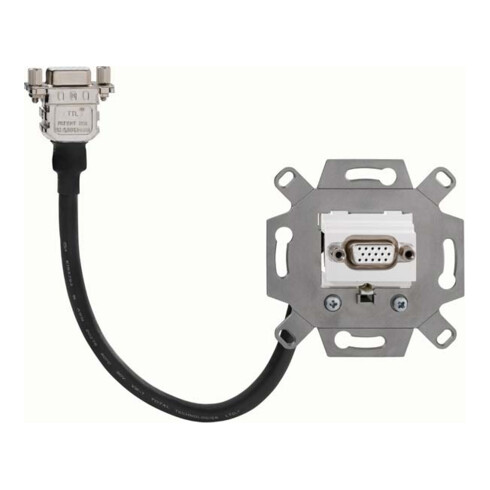 Rutenbeck VGA-Anschlussdose 1-fach KM-VGA KP Up 0 rw