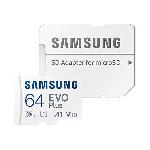 Samsung EVO Plus MB-MC64KA - Flash-Speicherkarte - 64 GB - microSDXC UHS-I