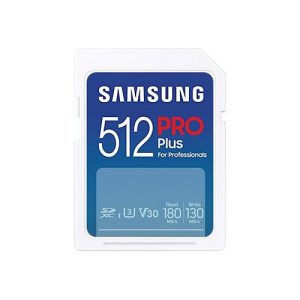 Samsung PRO Plus MB-SD512S – Flash-Speicherkarte – 512 GB – Video Class V30 / UHS-I U3 – SDXC UHS-I – weiß Samsung PRO Plus MB-SD512S – Flash-Speicherkarte – 512 GB – Video Class V30 / UHS-I U3 – SDXC UHS-I – weiß
