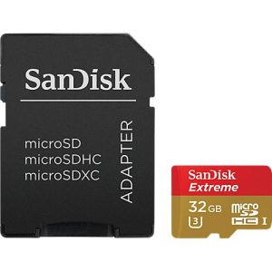 SanDisk Extreme micro SDHC, SDSDQXL-032G-G46A, 32 GB SanDisk Extreme micro SDHC, SDSDQXL-032G-G46A, 32 GB