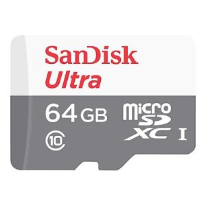 SanDisk Ultra – Flash-Speicherkarte (microSDHC/SD-Adapter inbegriffen) – 64 GB – Class 10 – microSDXC UHS-I SanDisk Ultra – Flash-Speicherkarte (microSDHC/SD-Adapter inbegriffen) – 64 GB – Class 10 – microSDXC UHS-I